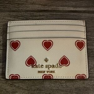 Kate Spade Heart Pattern Card Holder